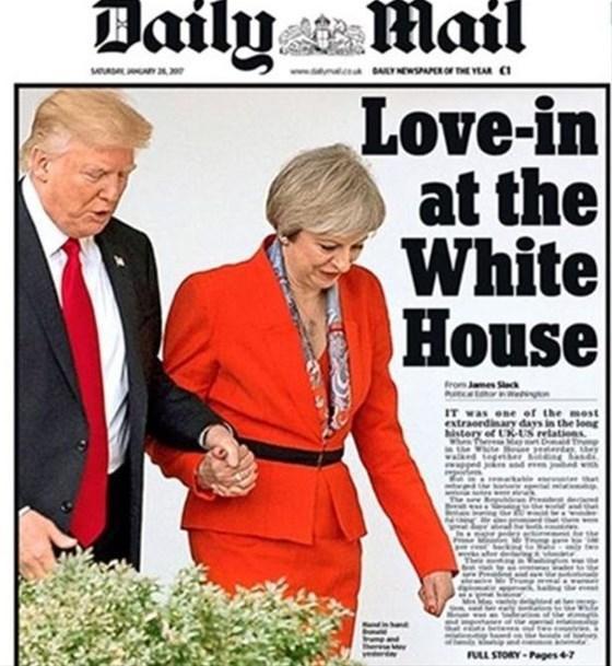 Ne de özel bir ilişki Trump ve May için bunu dediler