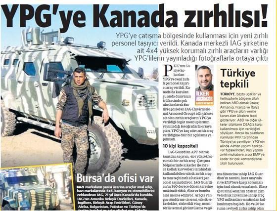 YPG’ye ABD’den 200 zırhlı gelmiş