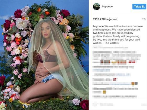 Beyonce hamile olduğunu resmen açıkladı