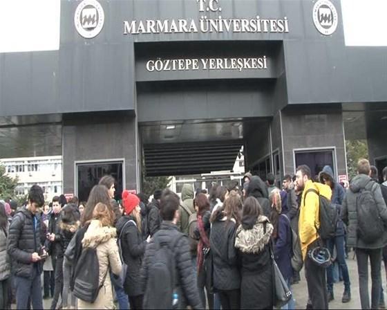 Marmara Üniversitesinde tehlikeli gerginlik
