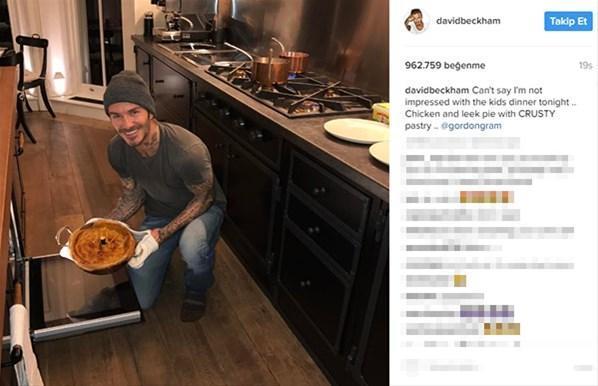 David Beckham aşçı oldu