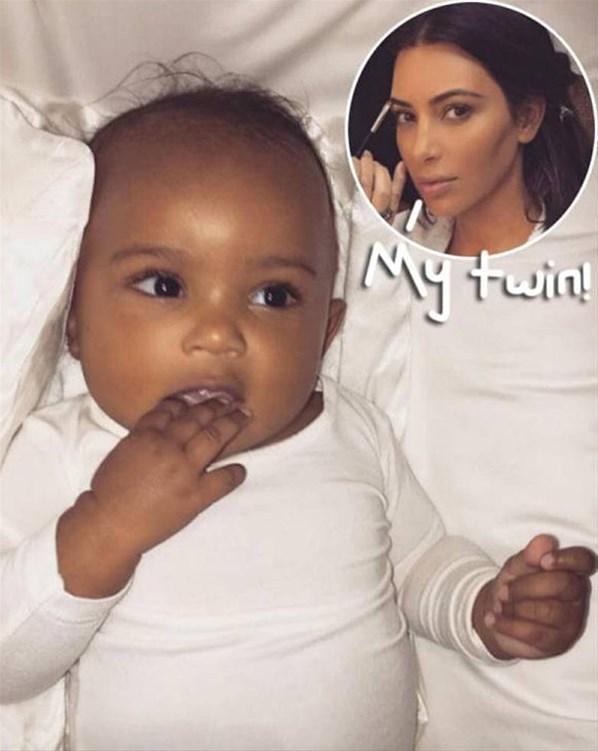 Kim Kardashianın oğlu Saint West sosyal medyayı salladı