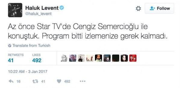 Haluk Leventin unutulmaz Tweetleri