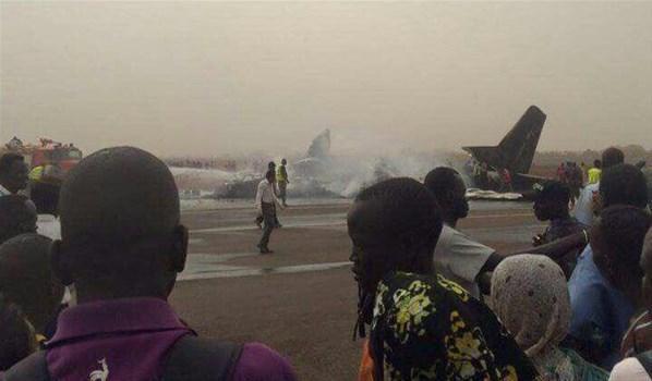 Güney Sudanda uçak kazası