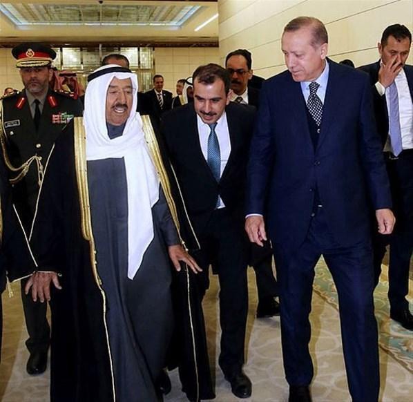Cumhurbaşkanı Erdoğandan Kuveyt Emiri el Sabaha jest