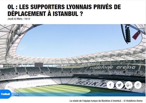 Lyon taraftarına uyarı: İstanbula gitmeyin