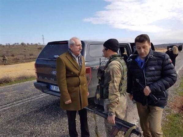 AK Partili vekil Orhan Miroğluna şok Asker birden etrafını sardı...