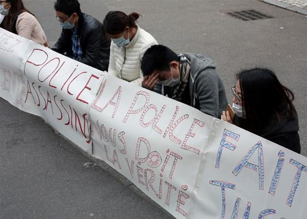 Fransa karıştı Çinli göçmen polis tarafından öldürüldü ve...