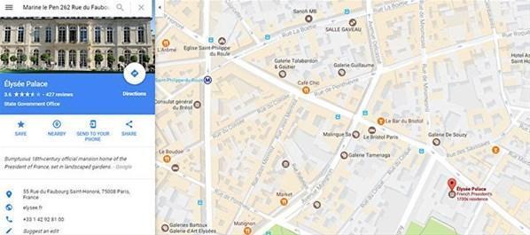 Googledan skandal Fransa cumhurbaşkanını seçti