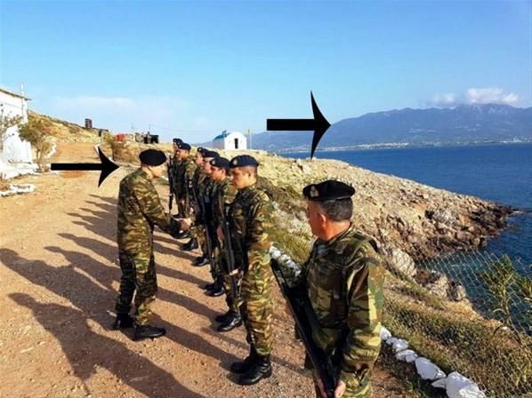 Yunan komutan Kardaktan fotoğraf paylaştı