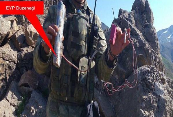 Şemdinlide PKK sığınakları imha edildi