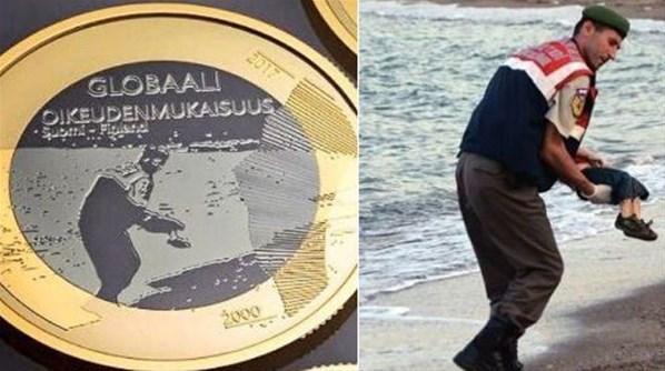 Flaş karar Aylan Kurdi resmini paraya bastılar