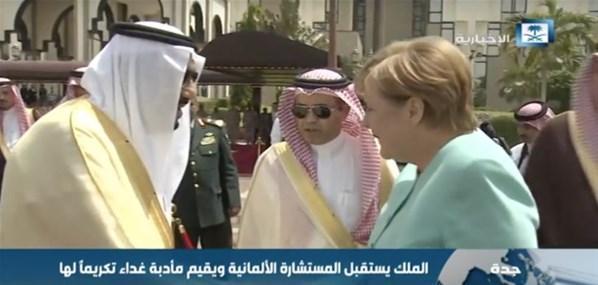 Suudi televizyonunda Merkelin saçına sansür iddiası