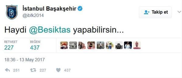 Başakşehirden Beşiktaşı çok kızdıracak mesaj