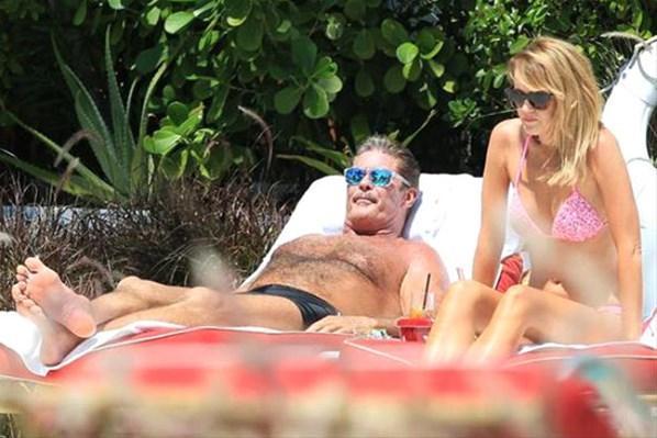 David Hasselhoff, 27 yaş küçük aşkıyla yakalandı