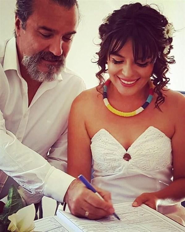 Ececan Gümeci-Aykut Ünal çifti Bodrumda evlendi