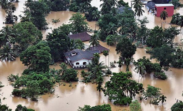 Sri Lankada sel: 91 ölü, 100 kayıp