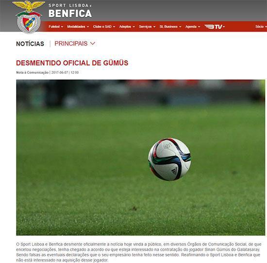 Benfica resmen açıkladı Sinan Gümüş...