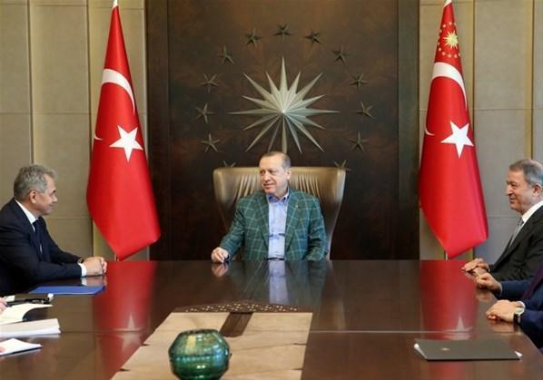 Cumhurbaşkanı Erdoğan, Sergey Şoyguyu kabul etti
