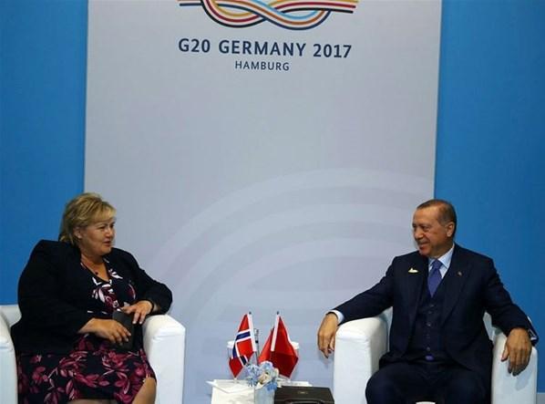 Cumhurbaşkanı Erdoğandan Almanyada yoğun temaslar