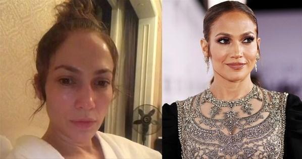 Jennifer Lopezin makyajsız hali şok etti