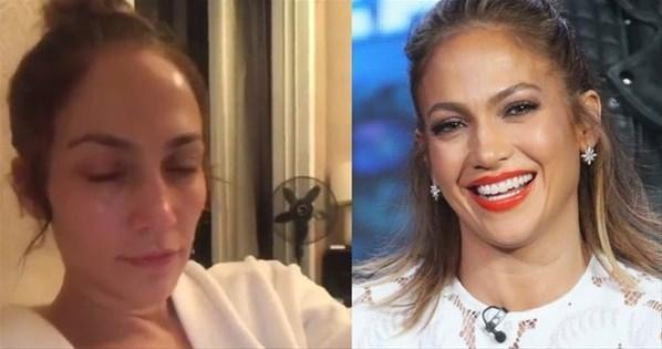 Jennifer Lopezin makyajsız hali şok etti