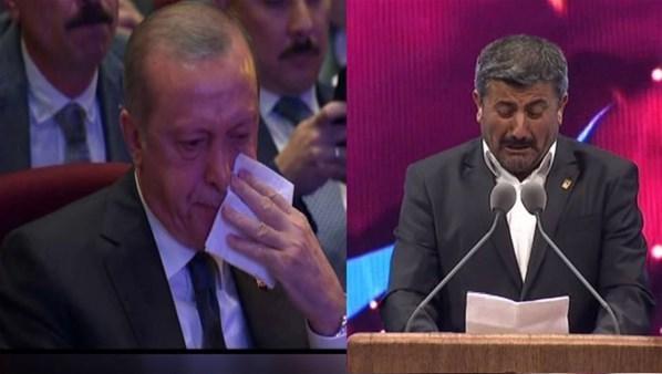 İkiz şehitlerin babası konuştu, Erdoğan gözyaşlarına boğuldu