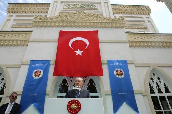 Cumhurbaşkanı Erdoğan Hamidiye Camisinin açılışında konuştu