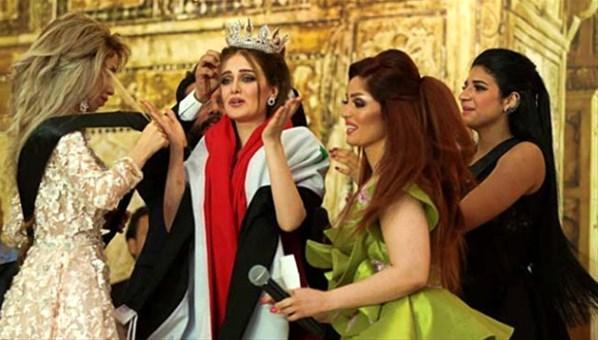 Kürt güzel Viyan Amir Nuri Süleymanın tacı geri alındı