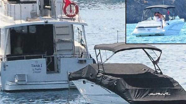 Murat Başoğlunun öpüşürken görüntülendiği o tekne...