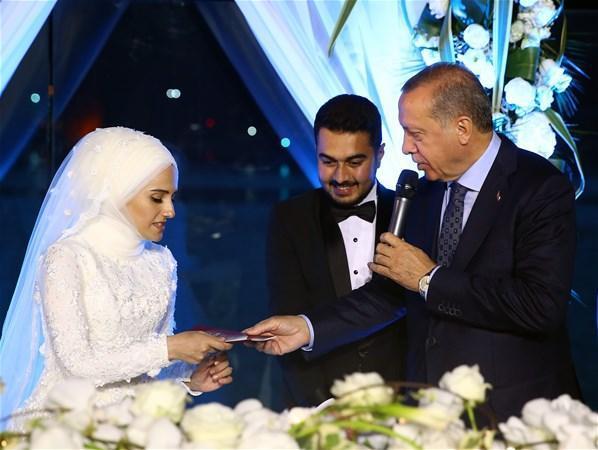 Cumhurbaşkanı Erdoğan, nikaha katıldı
