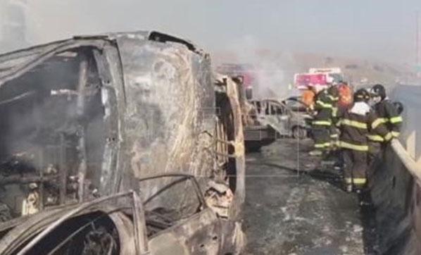 Brezilyada korkunç trafik kazası: 2 ölü, 12 yaralı