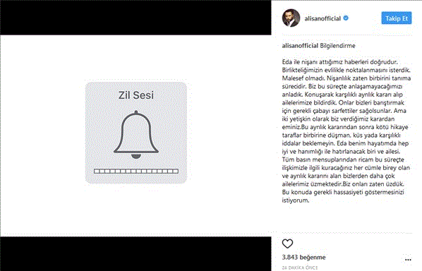 Alişan da doğruladı Haberler doğru