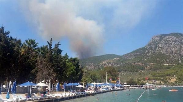 Muğla Menteşede orman yangını