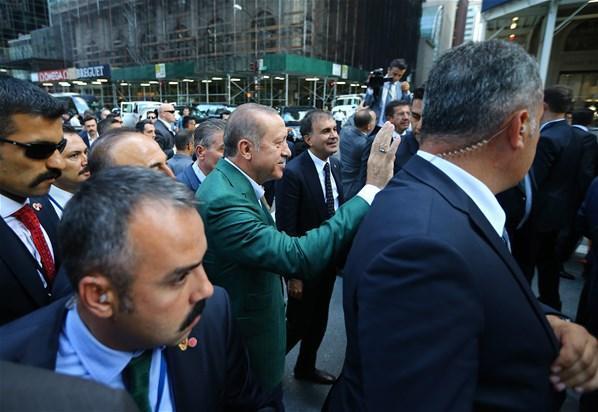 ABDde Türkler Erdoğanı coşkuyla karşıladı