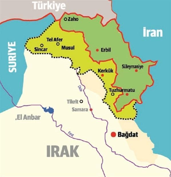 Barzani özerk bölgeyi 13 yılda yüzde 80 büyüttü