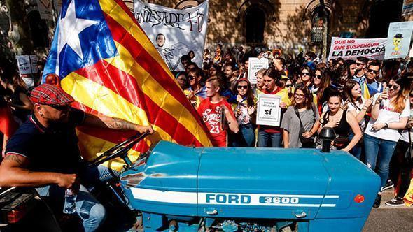 İspanyada gerilim artıyor Baskın düzenlendi