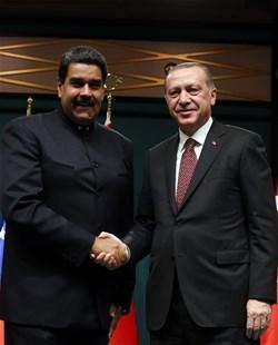 Erdoğan ve Maduro, ortak basın toplantısı düzenledi