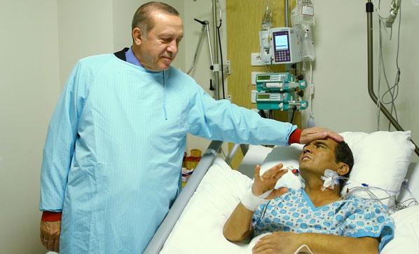 Cumhurbaşkanı Erdoğan, Naim Süleymanoğlunu ziyaret etti