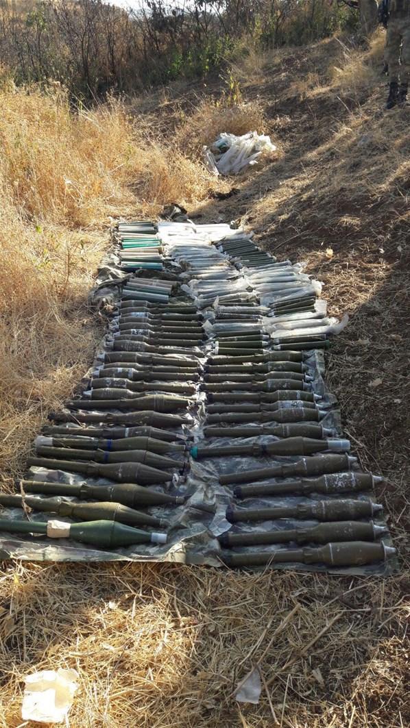 PKKnın toprağa gömülü cephanesi ele geçirildi