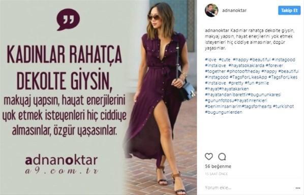 Adnan Oktar: Kadınlar dekolte giysin...