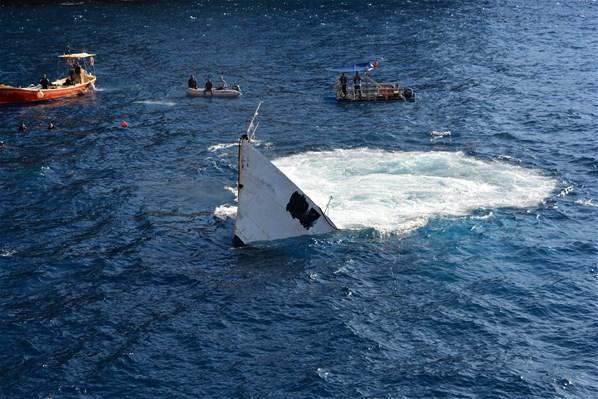 Antalyada dalış turizmi için gemi batırıldı