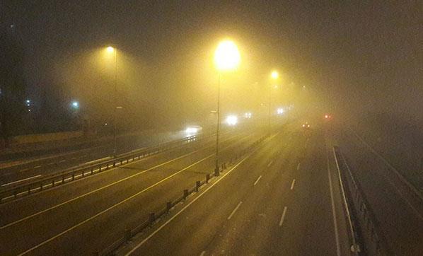 İstanbulda yoğun sis