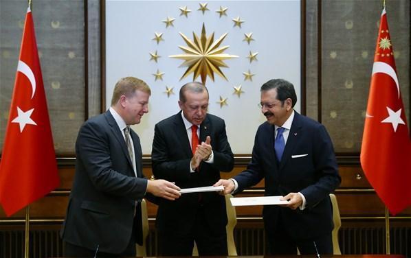 Cumhurbaşkanı Erdoğan Amerikan Türk  Konseyini kabul etti