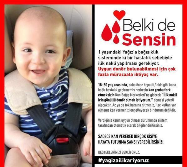 Fenerbahçeden Yağız bebek için çağrı