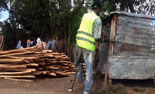 Etiyopyada yoksulların yeni evleri teneke kutular