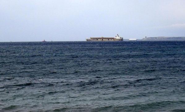 Bahama bayraklı gemi Çanakkale Boğazında demirledi