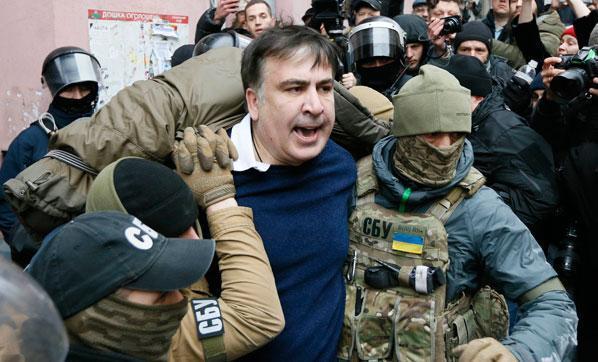 Eski Gürcistan Cumhurbaşkanı gözaltına alındı