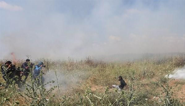 İsrail askerlerinin vurduğu engelli gösterici toprağa verildi