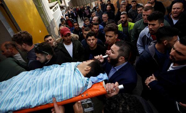 İsrail askerlerinin öldürdüğü Filistinli çocuk defnedildi